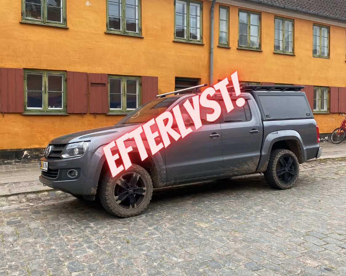 EFTERLYSNING: Unik Volkswagen Amarok efterlyses