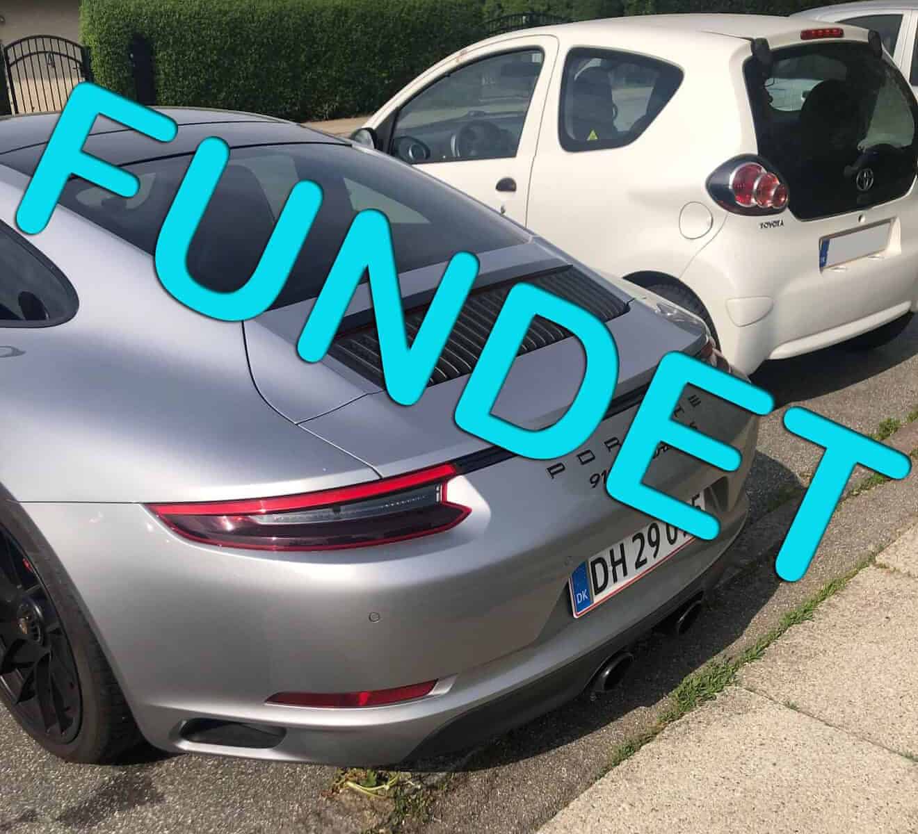 *FUNDET*: Sølv Porsche 911 GTS stjålet i nat
