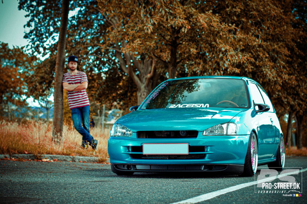 Toyota starlet med paseo motor patryks 130 mm saenkede projekt 38