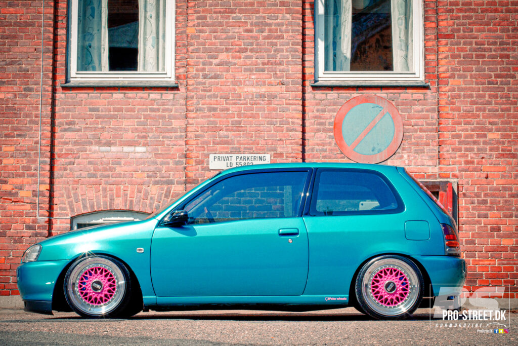 Toyota starlet med paseo motor patryks 130 mm saenkede projekt 42
