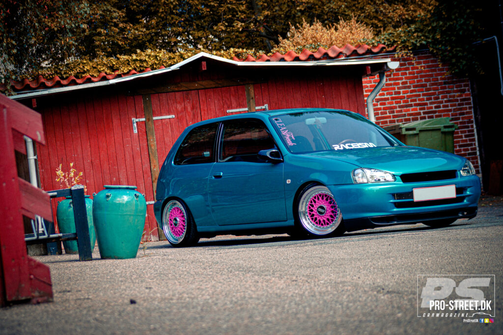 Toyota starlet med paseo motor patryks 130 mm saenkede projekt 53
