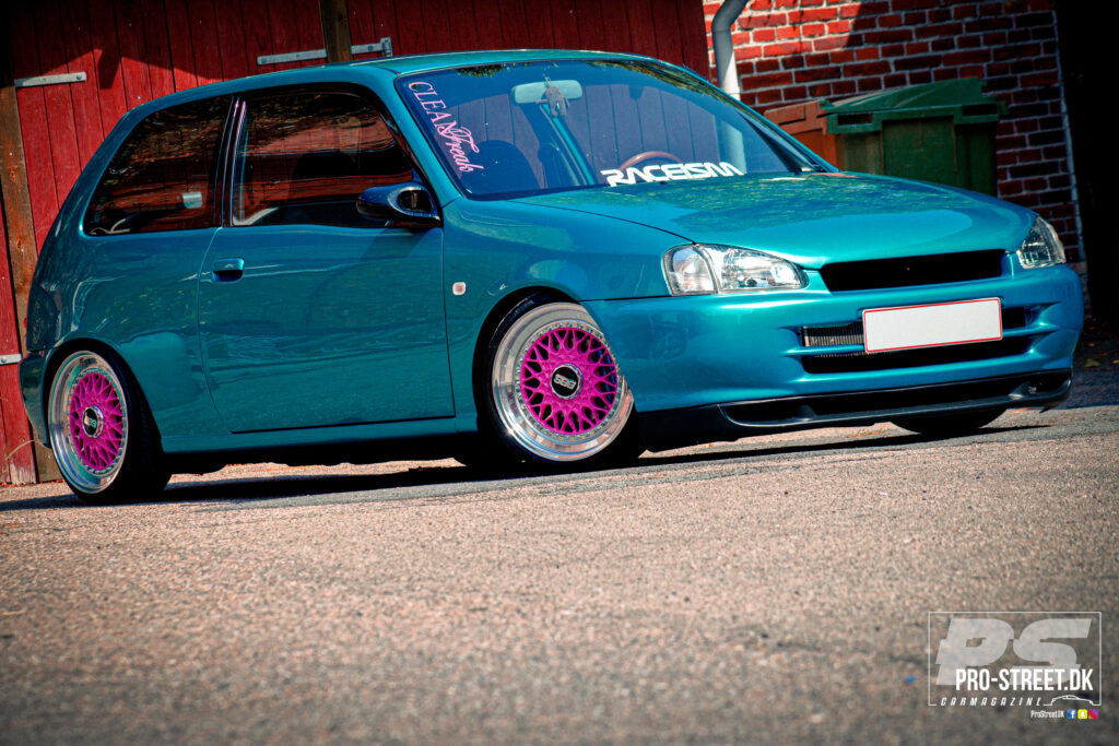 Toyota starlet med paseo motor patryks 130 mm saenkede projekt 54