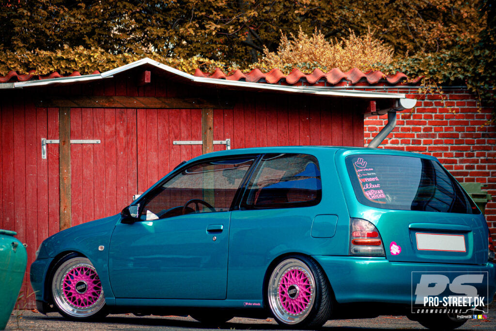 Toyota starlet med paseo motor patryks 130 mm saenkede projekt 55