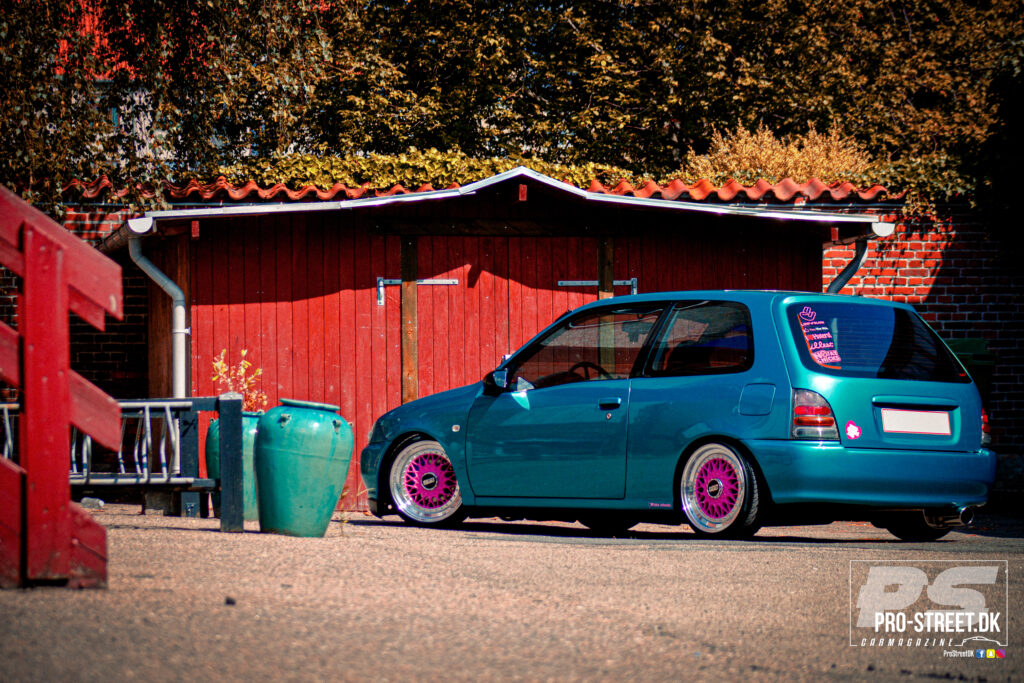 Toyota starlet med paseo motor patryks 130 mm saenkede projekt 56