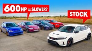 Are TUNED cars a WASTE of MONEY? Honda Civic Type R DRAG RACE