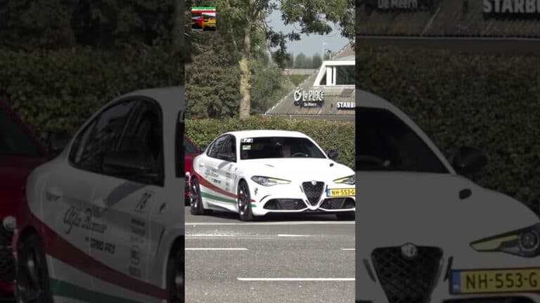 Alfa Romeo Giulia Quadrifoglio Acceleration Sound! 🔥