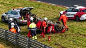 Nürburgring CRASH Rollover Mini Cooper JCW F56 - Rundenstrecken Challenge Nürburgring 2026 Nürburgring CRASH Rollover Mini Cooper JCW F56 - Rundenstrecken Challenge Nürburgring 2026