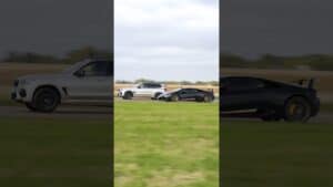 Tuned BMW X3M vs Lambo Huracan Performante!