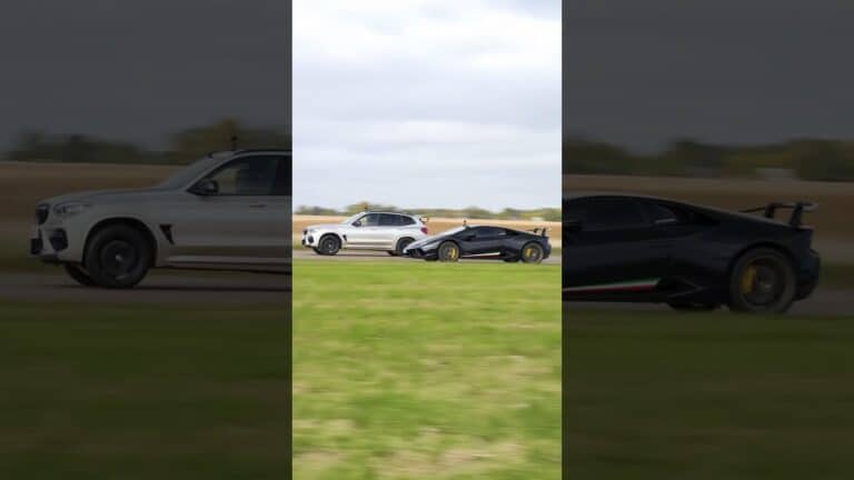 Tuned BMW X3M vs Lambo Huracan Performante!