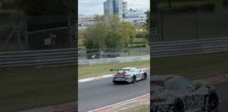 Porsche 992.2 GT3 RS spotted while testing at the NÜRBURGRING! 🚀#porsche #porschegt3rs #911 #turbo Porsche 992.2 GT3 RS spotted while testing at the NÜRBURGRING! 🚀#porsche #porschegt3rs #911 #turbo
