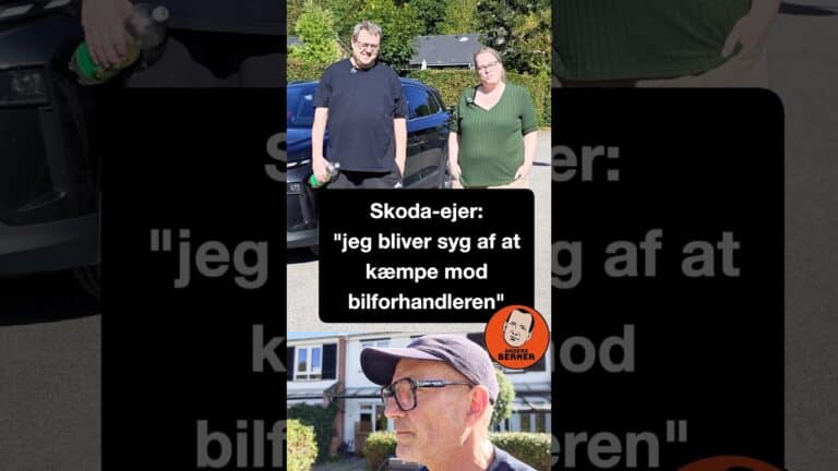 Sagen med skodaen ødelægger mit helbred